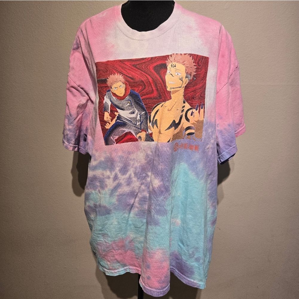 JUJUTSU KAISEN T SHIRT TIE DYE 2XL ANIME B33